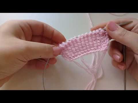 Видео: Супер пышный и легкий , двухсторонний узор из тонкой пряжи спицами!