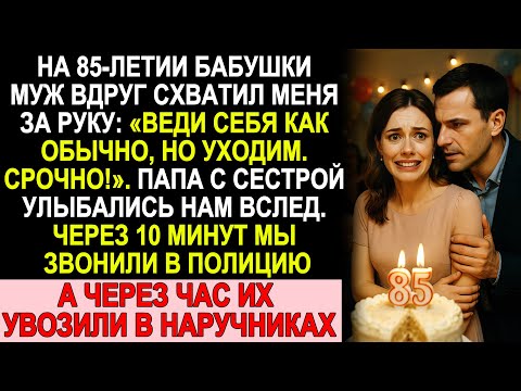 Видео: На 85-летии бабушки муж резко сказал: “Уходим!” — через час папу и сестру увезли в наручниках