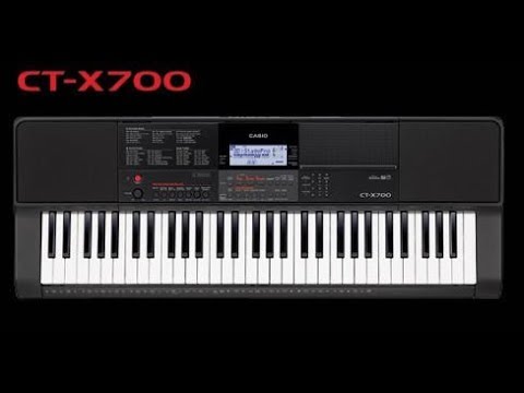 Видео: Обзор синтезатора CASIO CT-X700