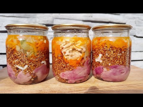Видео: САЛО + КУРИНАЯ ПЕЧЕНЬ + ГРЕЧКА - Готовая ЕДА а БАНКЕ на ВСЮ ЗИМУ!