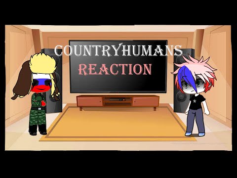 Видео: Реакция стран и встреча разных AU(Gacha)