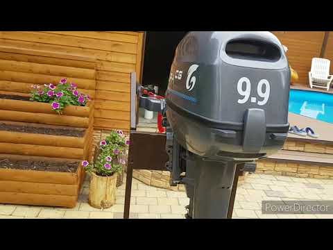 Видео: Обкатка лодочного мотора Allfa CG T9.9 и первое ТО