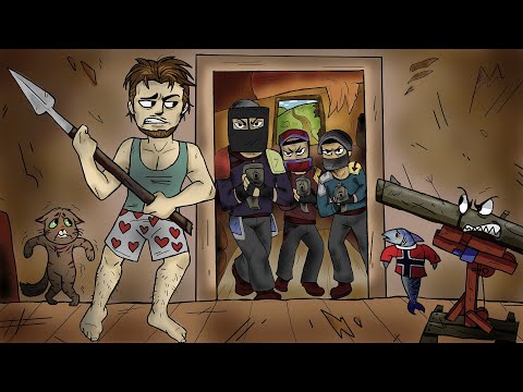 Видео: Rust - гантрап который спас МОЕ ВЫЖИВАНИЕ! / Соло / хороший старт.