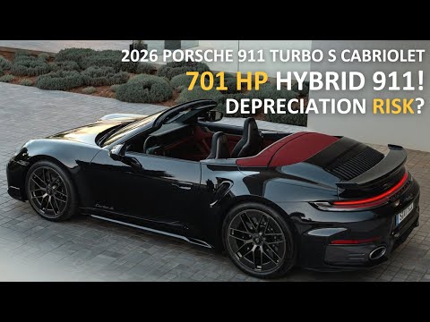 Видео: Porsche 911 Turbo S Cabriolet 2026 года: гибридная ярость мощностью 701 л. с. — инвестиционный ри...
