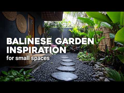 Видео: 🌴✨ Вдохновение для небольших пространств в стиле балийского сада: спокойствие и тропическая элега...