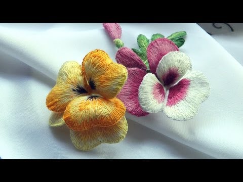 Видео: ОБЪЕМНАЯ ВЫШИВКА (ЛИСТИК) с Хелен Пирс \ STUMPWORK LEAF with Helan Pears