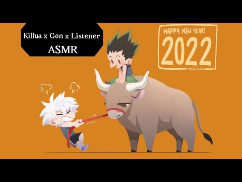 Видео: Готовность к Новому Году! | ASMR Killua, Gon | Killua x Gon x Listener | sub rus