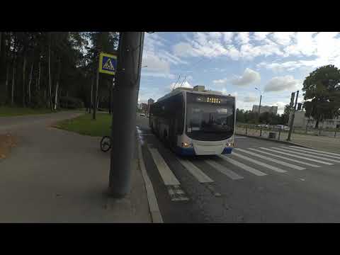 Видео: Троллейбус 5347 по 4 от Байкова до Веденеева СПб 13-**: ВМЗ-5298.01 "Авангард" 5347 по №4 (23.07.23)