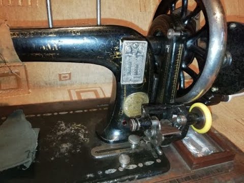Видео: Старинная швейная машинка Seidel Naumann Заправка верхней нити    Threading the upper thread