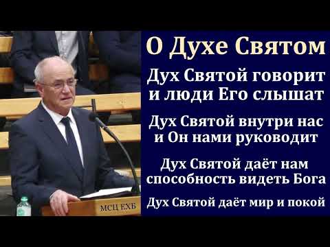 Видео: Проповедь о Духе Святом. Н. С. Антонюк. МСЦ ЕХБ