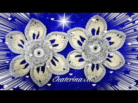 Видео: Цветок для Ирландского кружева.