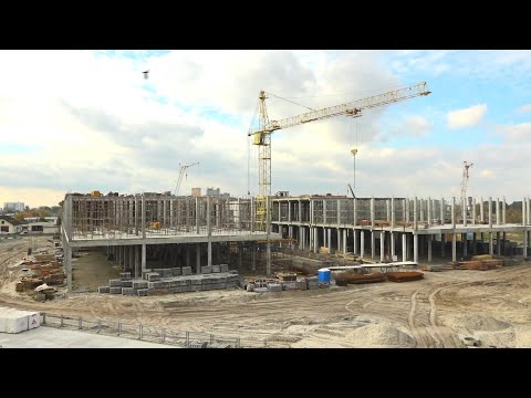 Видео: Строительство торгово-развлекательного комплекса "Пинск-центр". Программа "Подробности" 20.10.2023