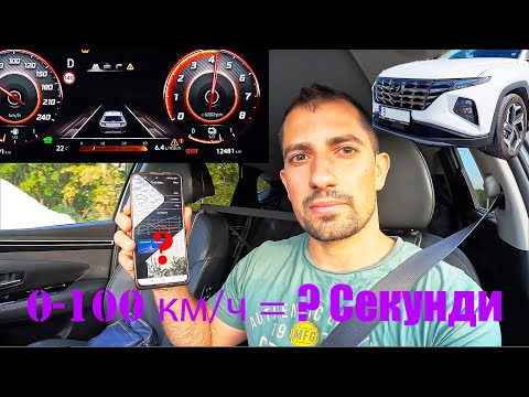 Видео: 0-100 km/h Hyundai Tucson 4x4 Hybrid 230 hp - Тествам Колко е БЪРЗ?