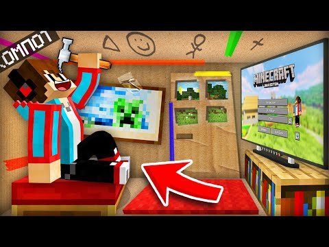 Видео: Я СДЕЛАЛ РЕМОНТ В ДОМЕ ИЗ КАРТОНА В МАЙНКРАФТ | Компот Minecraft