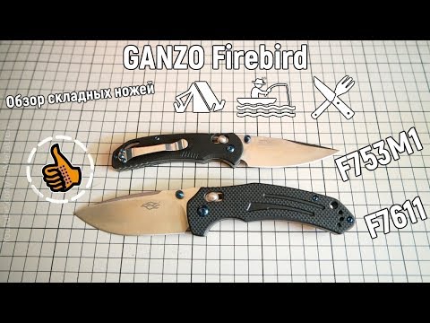 Видео: Ножи GANZO Firebird F753M1 и Firebird F7611 🔪 Обзор и сравнение