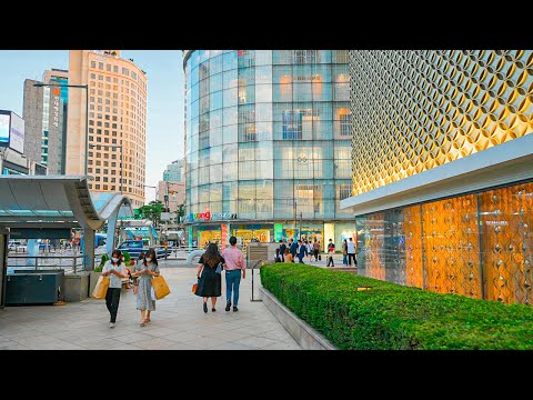 Видео: [4K HDR] Многие вещи изменили улицу Мёндон в Сеуле, Корея