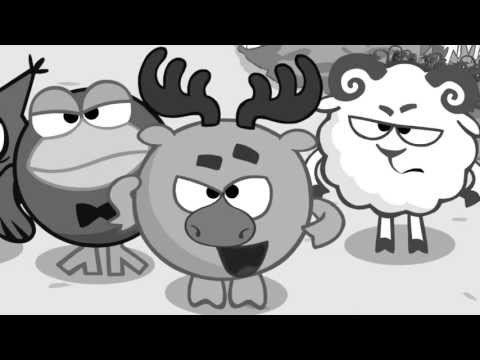 Видео: Чёрно-белое кино - Смешарики 2D | Мультфильмы для детей