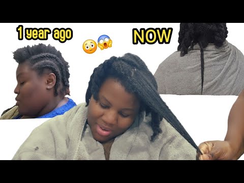 Видео: От упрямой длины шеи до середины спины за 1 год + лечение для интенсивного роста волос