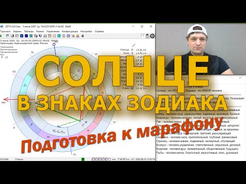 Видео: Солнце в знаках Зодиака