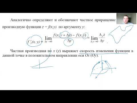 Видео: Функции нескольких переменных. Теория. Частные производные