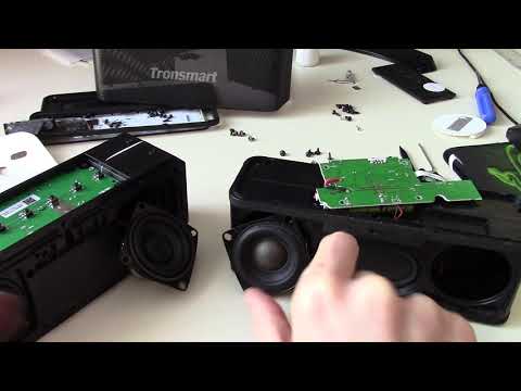 Видео: Tronsmart Element Force+ - доработка за производителя. Ставим динамики по 20 Ватт с Mega