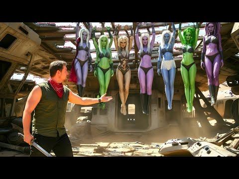 Видео: Человек спасает инопланетянок на заброшенном корабле-ловушке