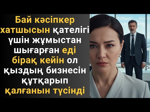 Видео: Бай кәсіпкер хатшысын қателігі үшін жұмыстан шығарған еді бірақ кейін ол қыздың бизнесін құтқарып