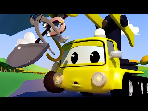 Видео: Эвакуатор Том - МАГНИТ прилип к Крану Чарли! - Автомобильный Город  🚗 детский мультфильм