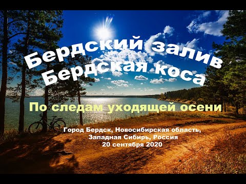 Видео: Бердский залив, Бердская коса. По следам уходящей осени. Город Бердск, Новосибирская область