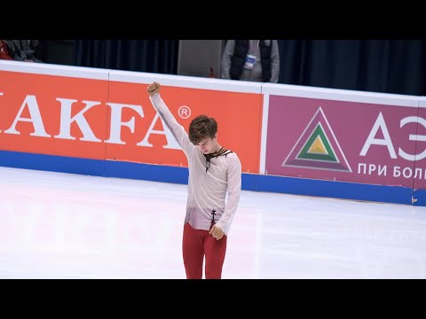 Видео: Mark Kondratiuk - RusNats 2022 - FS / Марк Кондратюк - ЧР  2022 - ПП - 24-12-2021