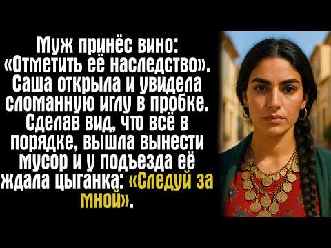 Видео: Муж принёс вино: «Отметить её наследство». Саша открыла и увидела сломанную иглу в пробке. Сделав...