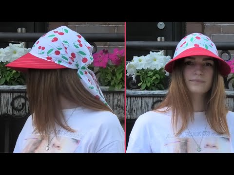 Видео: Шьем шарфик косынку с козырьком для лета | Быстрый крой и пошив