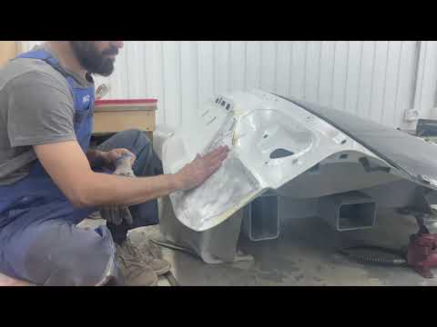 Видео: Лексус  Рихтовка багажника