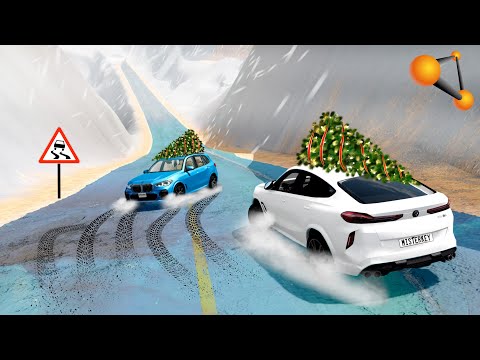 Видео: НОВЫЙ ГОД НА ТОМ СВЕТЕ! СПУСК ПО ГОЛОЛЁДУ! - BeamNG.drive Multiplayer (BeamMP)