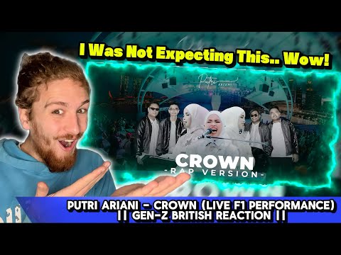 Видео: Putri Can Rap.. Это было так хорошо!.. || Putri Ariani - Crown (Выступление вживую на F1) || Реак...