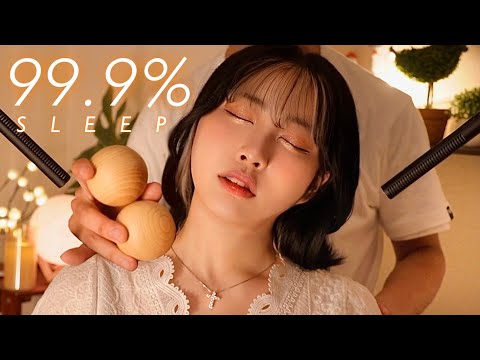 Видео: [субтитр]ASMR｜99.99% из вас глубоко уснут😴Массаж плеч, шеи, кожи головы