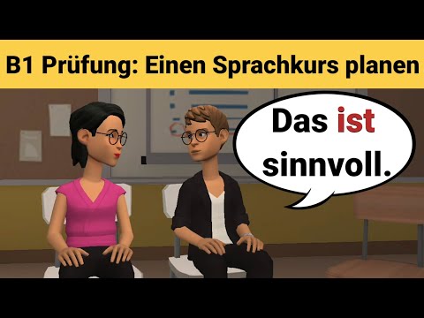 Видео: Устный экзамен по немецкому языку B1 | Планируйте что-нибудь вместе/диалог |говорите Часть 3