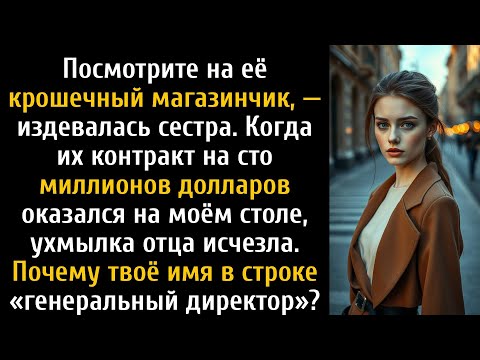 Видео: Мои родители смеялись над моим маленьким магазинчиком, а потом их деловая сделка требовалa...