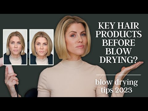 Видео: Как использовать средства для волос перед сушкой феном | Советы по сушке феном