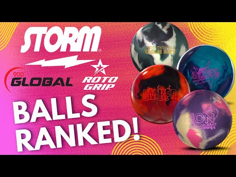 Видео: Рейтинг ВСЕХ ШАРОВ ДЛЯ БОУЛИНГА STORM! Категоризируем Storm, Roto Grip и 900 шаров для боулинга п...