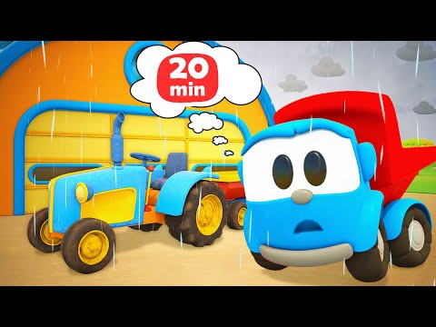 Видео: Лёва грузовичок — Мультики про машинки. Сборник мультфильмов для детей