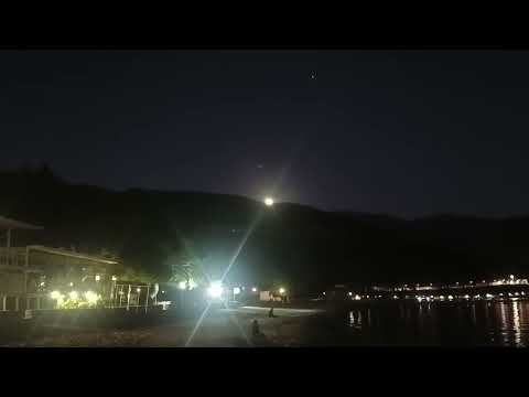 Видео: Суперлуние восход луны 5 ноября 25. Черногория Будва