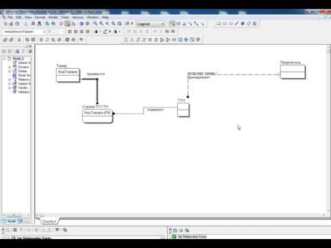 Видео: Сквозной пример проектирования в методологии IDEF1X (erwin)