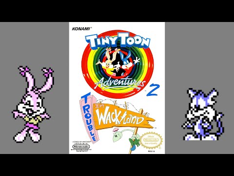 Видео: Tiny Toon Adventures 2: Trouble in Wackyland прохождение (NES/Dendy)