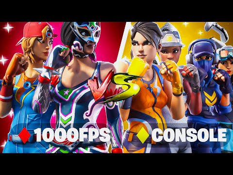 Видео: 2 профессионала 1000FPS против 4 игроков на консолях!