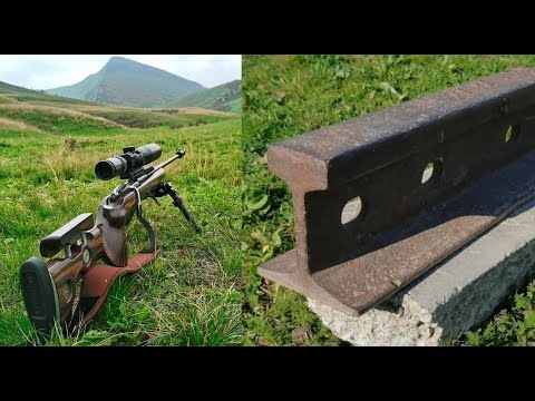 Видео: Мосина против рельса. Mosin nagant VS