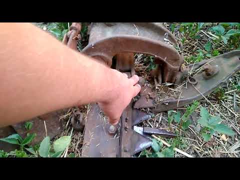Видео: Переделка косилки КСФ(КС)-2,1 на пальцы Шумахер в деталях, вечный шатун на КС-2,1 (часть2)