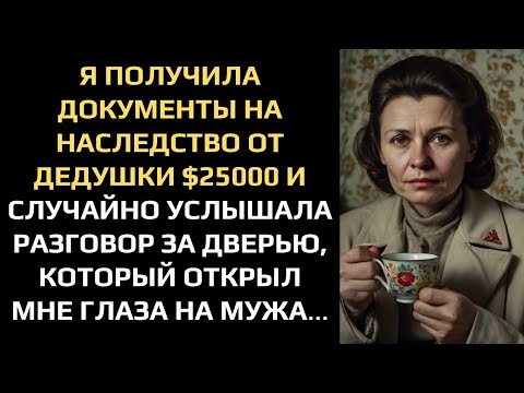 Видео: Я ПОЛУЧИЛА ДОКУМЕНТЫ НА НАСЛЕДСТВО $25000 И УСЛЫШАЛА РАЗГОВОР, КОТОРЫЙ ОТКРЫЛ МНЕ ГЛАЗА НА МУЖА...