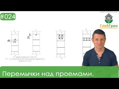 Видео: 24) Перемычки в газобетонной кладке.