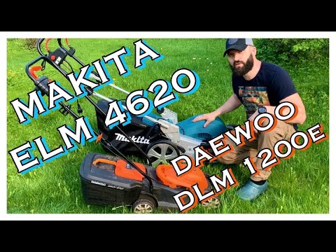 Видео: ГАЗОНОКОСИЛКИ MAKITA ELM 4620 и DAEWOO DLM 1200e